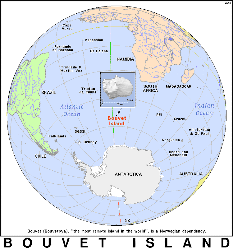 Expeditionen till Bouvetön vid Antarktis.